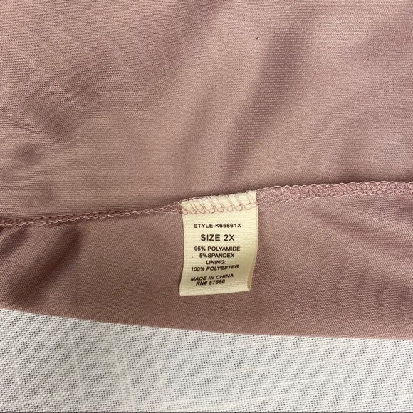 🆕 Boho Mauve Lace Tank Plus - Picture 13 of 13